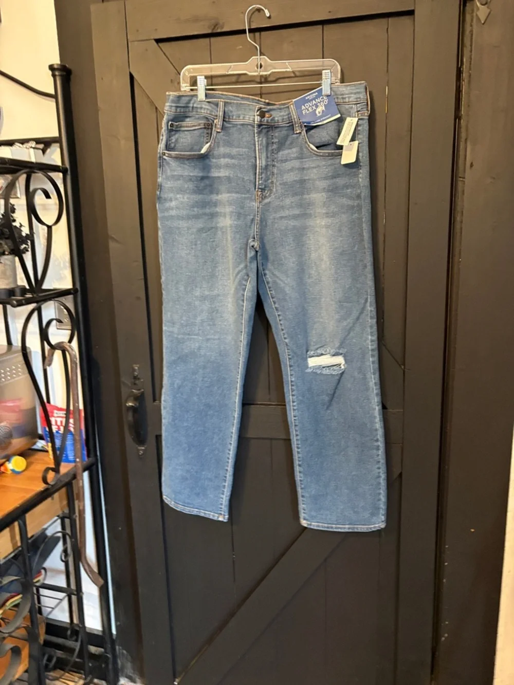 Arizona Jean Company Relaxed Straight Jeans - Light Blue Denim